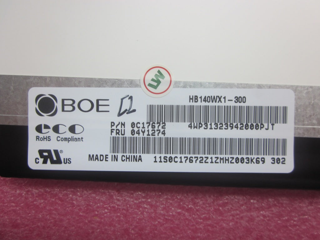 Lenovo 14.0 And Amp / Quot / Hd Glare - 04Y1274