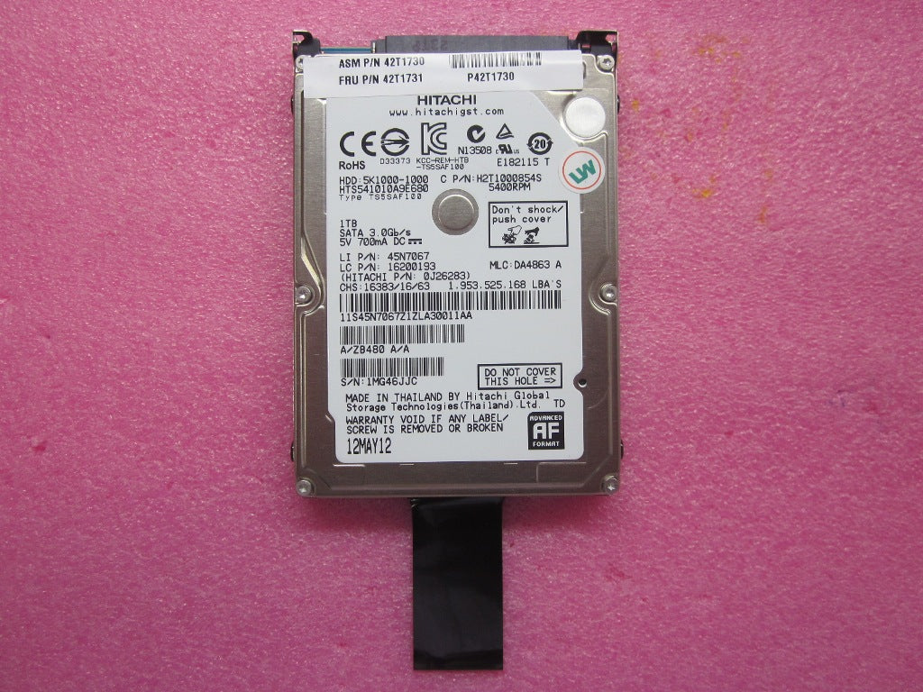 Lenovo Hd Hard Drives - 42T1731