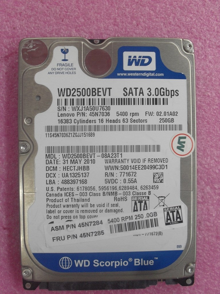 Lenovo Hard Drives - 45N7285