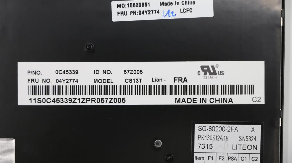 Lenovo Ki Keyboards Internal - 04Y2774
