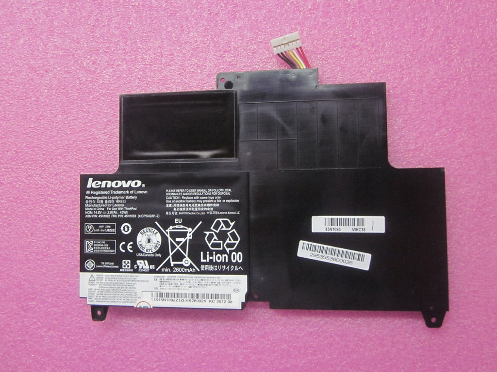 Lenovo Rechargeable Batteries - 45N1093