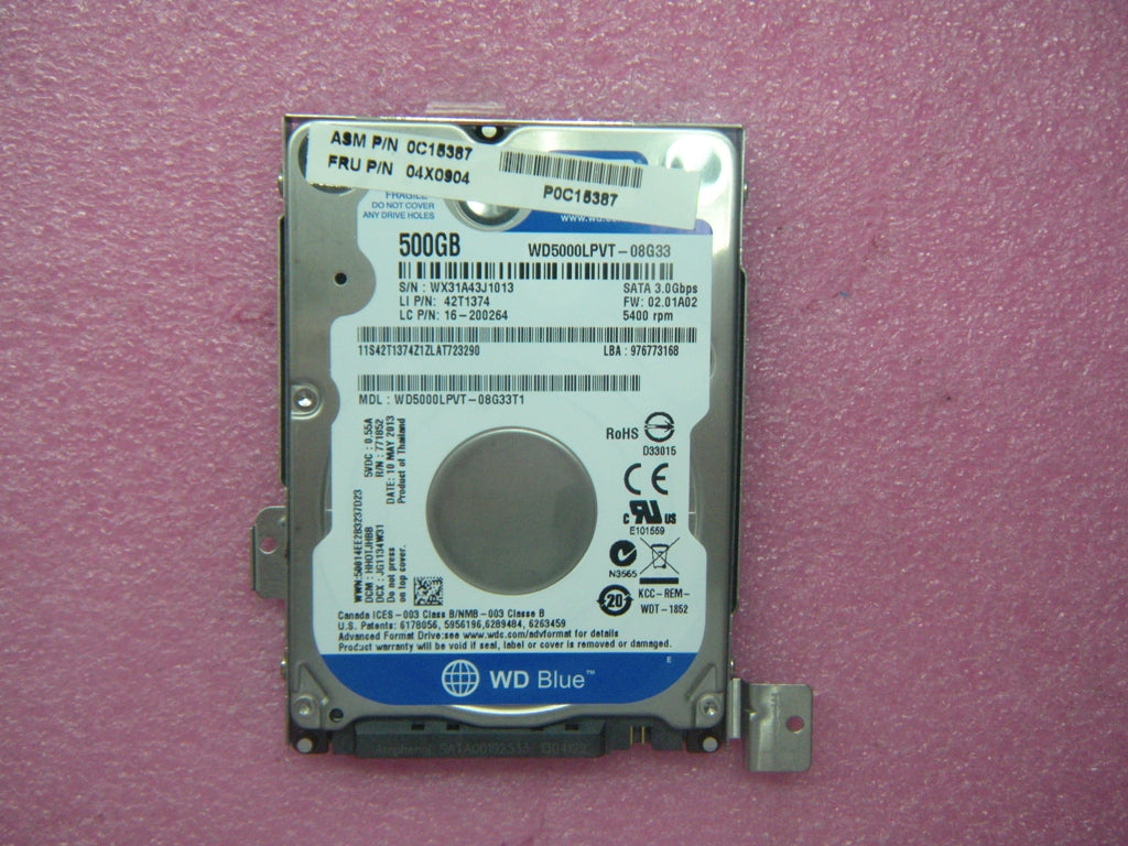 Lenovo Labatt Hdd Sata 500G 5400Rpm W - 04X0904