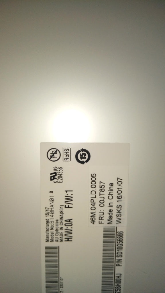 Lenovo Lp Lcd Panels - 00JT857