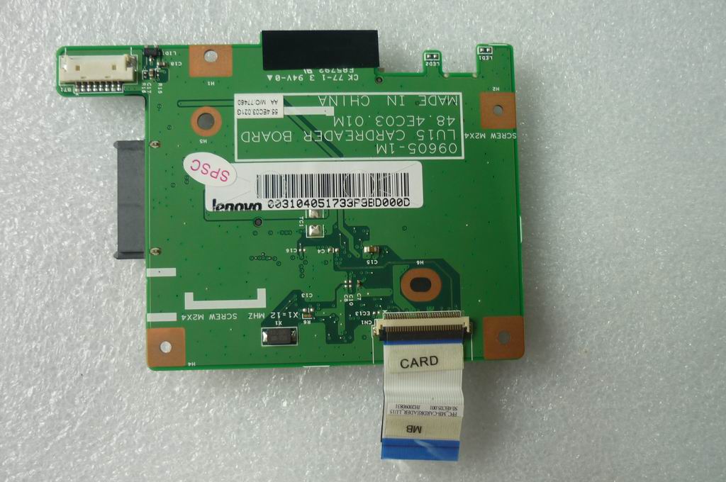 Lenovo 31040517 Board Lu15 Cardreader 09605-1