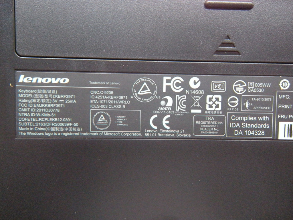 Lenovo Kb Keyboards External - 03X6220