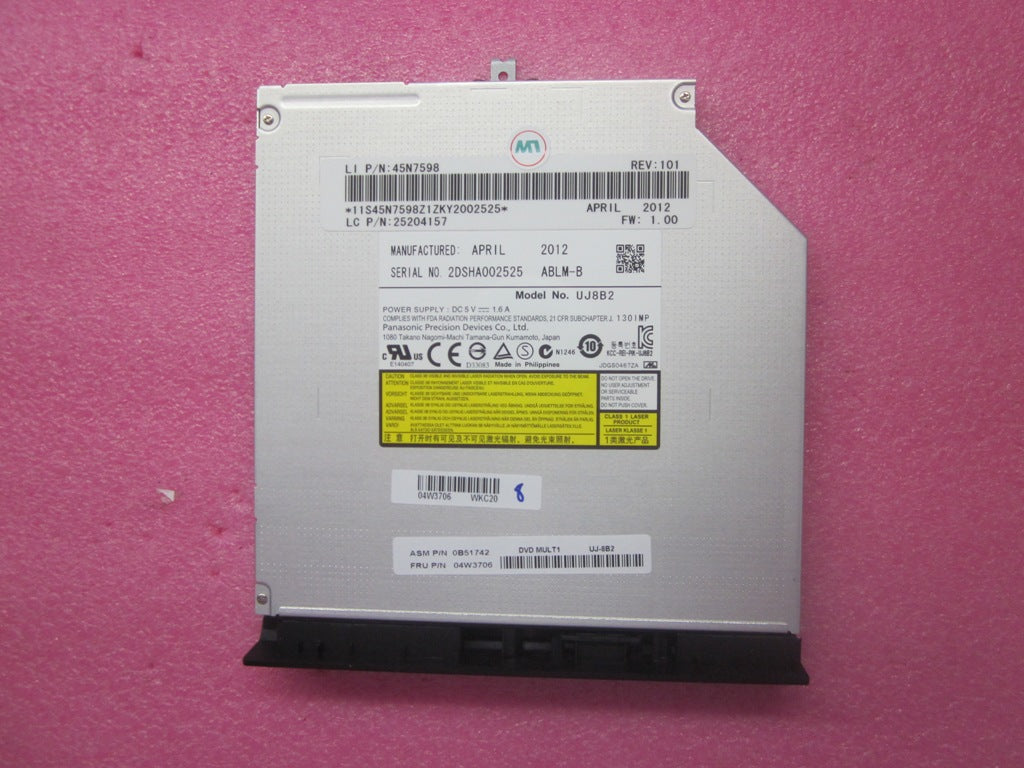 Lenovo Odd Asm Psn Sbds12 - 04W3706