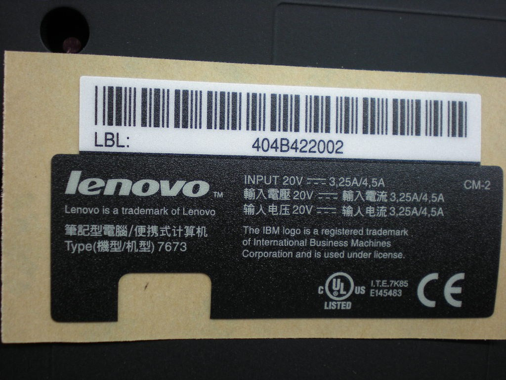 Lenovo Cover Lowcase7673 - 45N4197