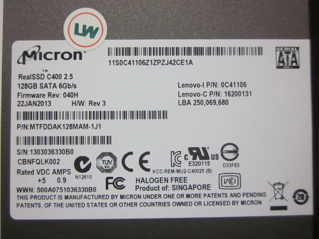 Lenovo Solid State Drives - 04Y2131