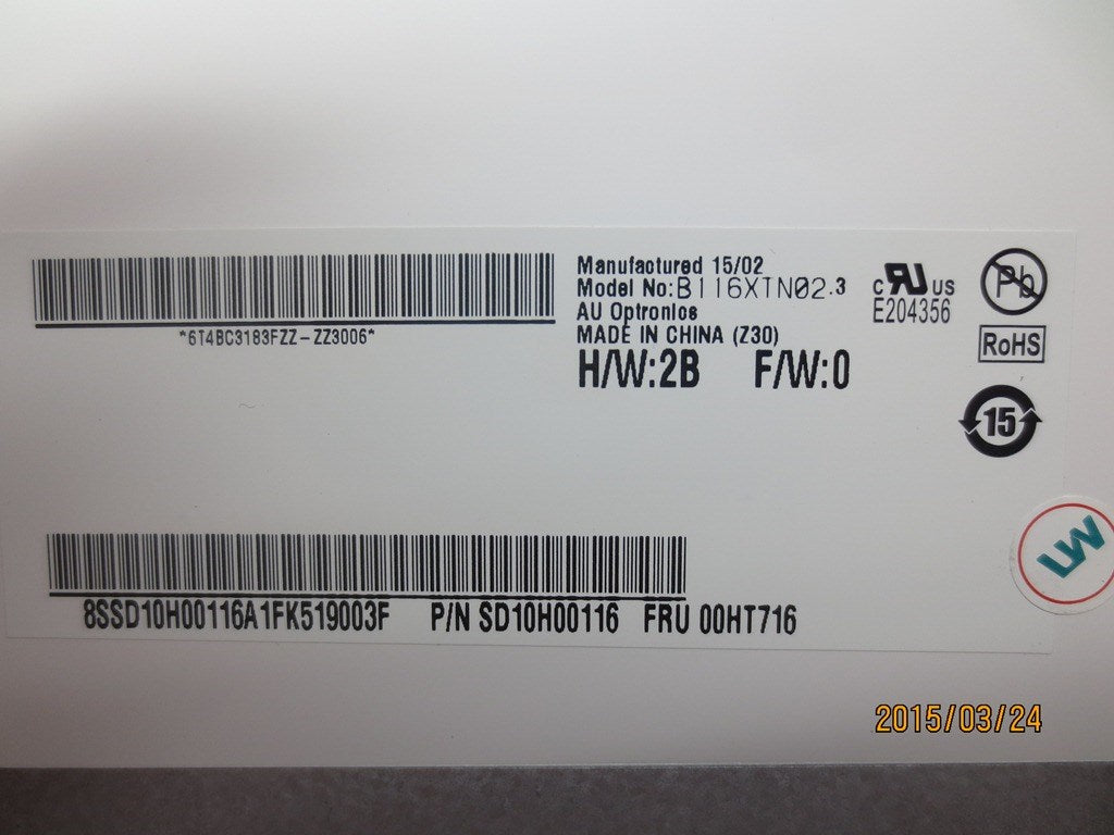 Lenovo Laptop Lcd Screen - 00HT716