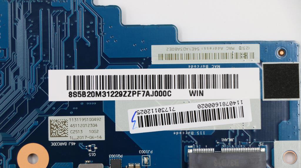 Lenovo Mb I3-7100U Uma D4G Nbl-Win - 5B20M31229