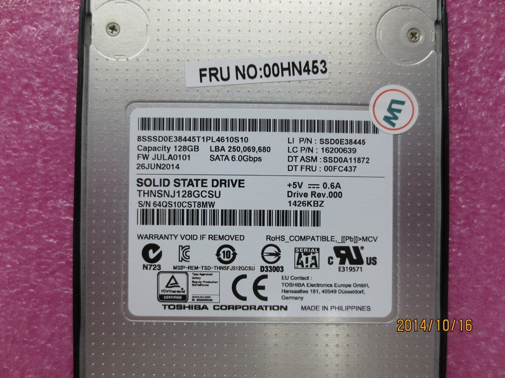 Lenovo Sd Solid State Drives - 00HN453