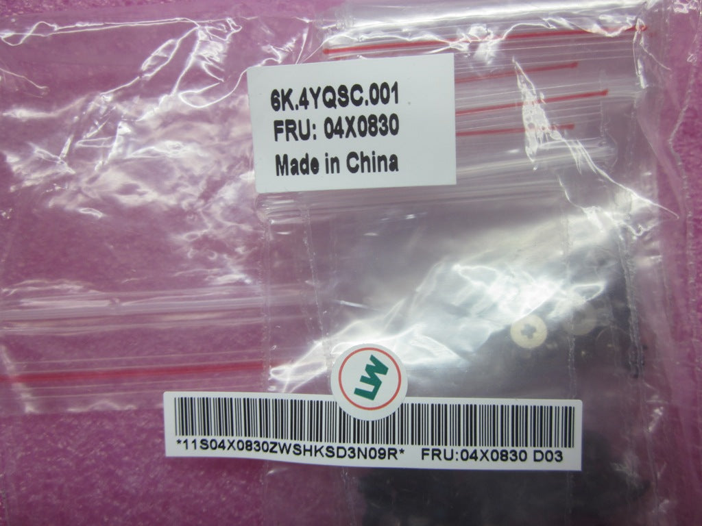 Lenovo Ks Kits Screws And Labels - 04X0830