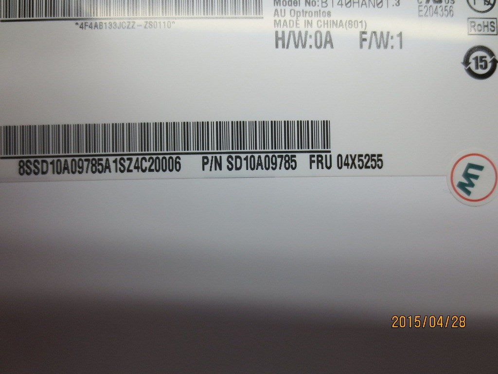 Lenovo Lcd Panels - 04X5255