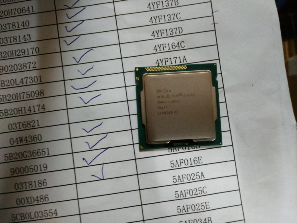 Lenovo Processors - 03T8186