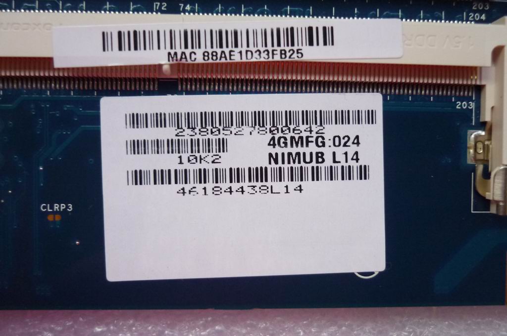 Lenovo 11012389 Mb Nimub Assembly Ulv I3-330