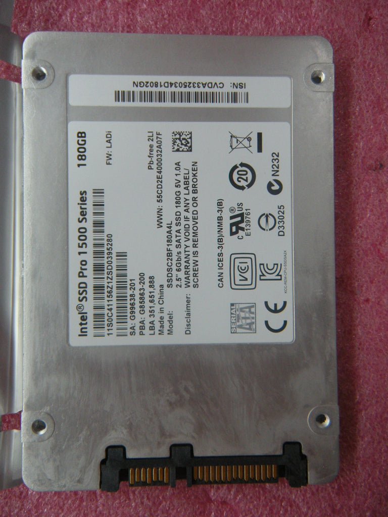 Lenovo Ssd Asm 180G,2.5,7Mm,Sata6G,I - 04X4799