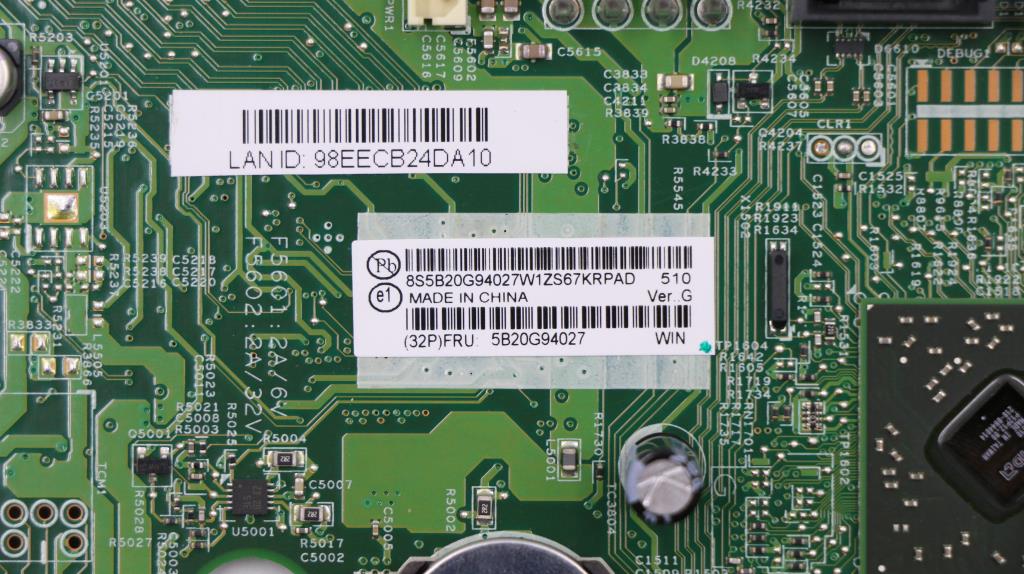 Lenovo 5B20G94027 Pl System Boards