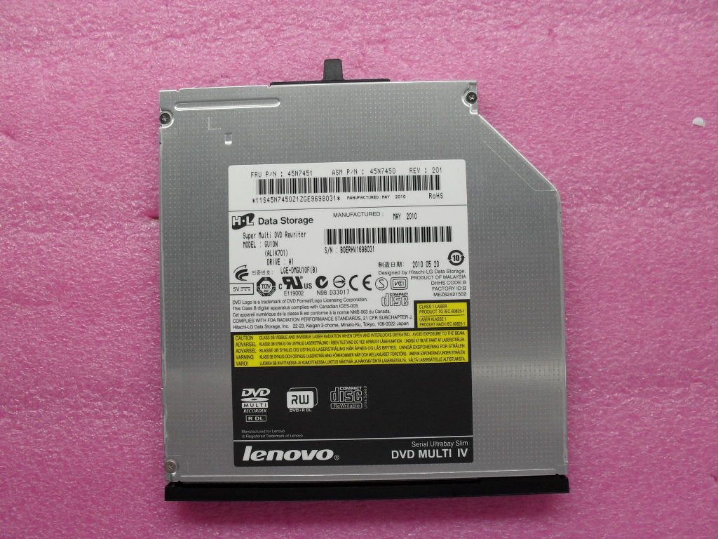 Lenovo 45N7451 Dvd-Ram/Rw Drive