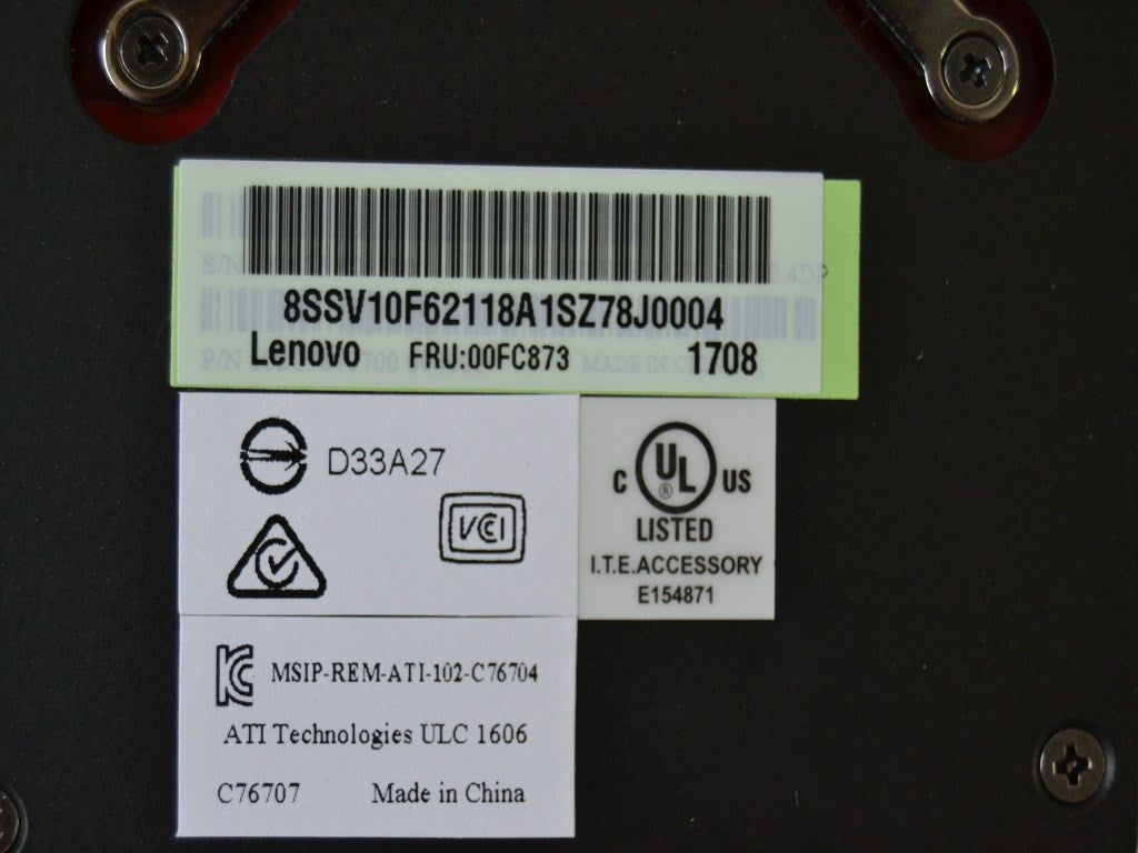 Lenovo Vc Video Cards - 00FC873