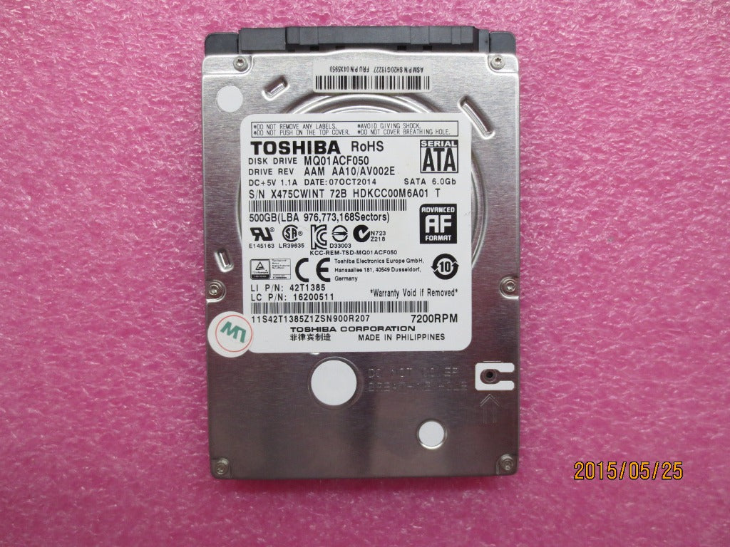 Lenovo Hd Hard Drives - 04X5950