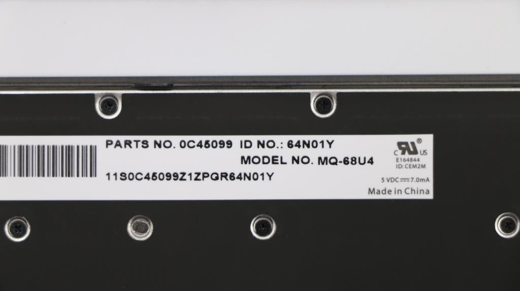 Lenovo Assembly Upper Case Us Int Wkb - 04X6592