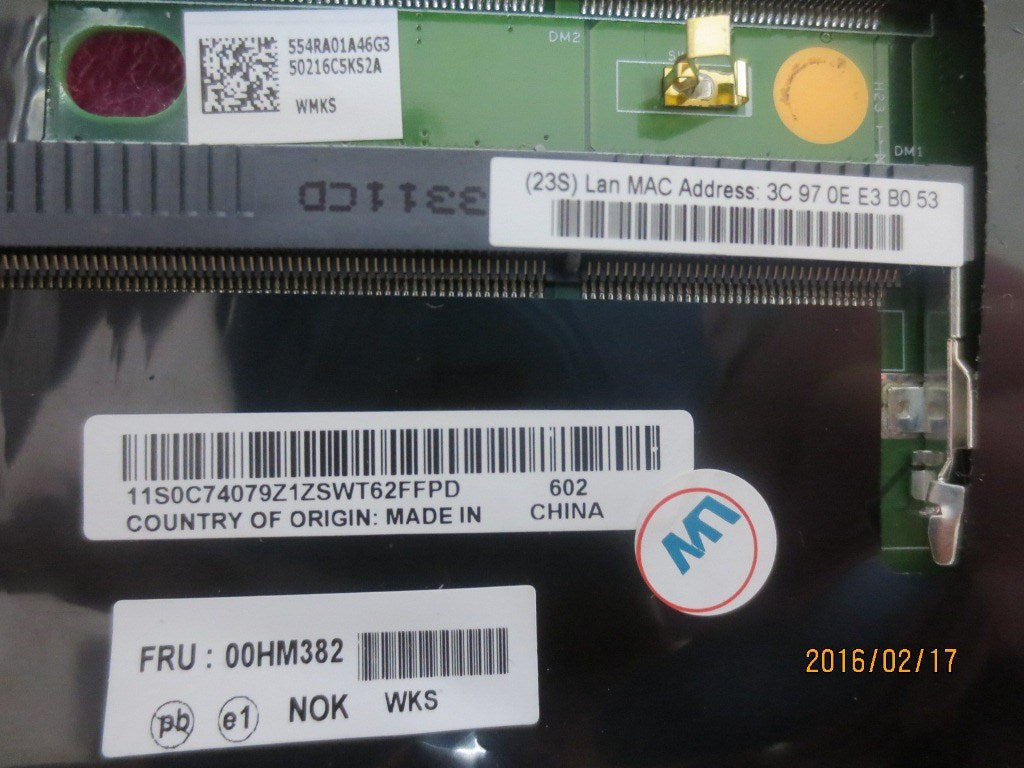 Lenovo Replacement Part - 00Hm382