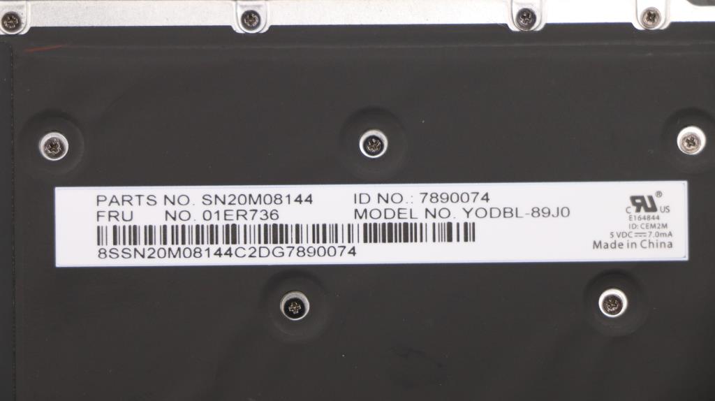Lenovo Kbd,Bezel,Jp,Fpr,Sv,Chy - 01LX600
