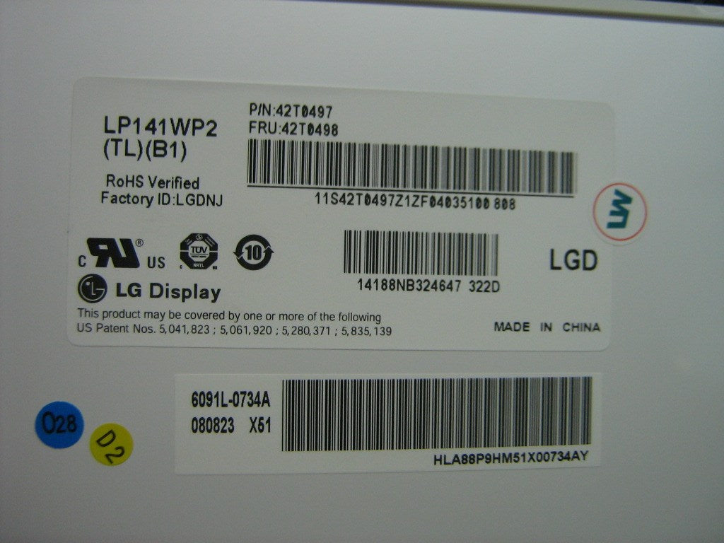 Lenovo Panel 14.1 Wxga+ - 42T0498