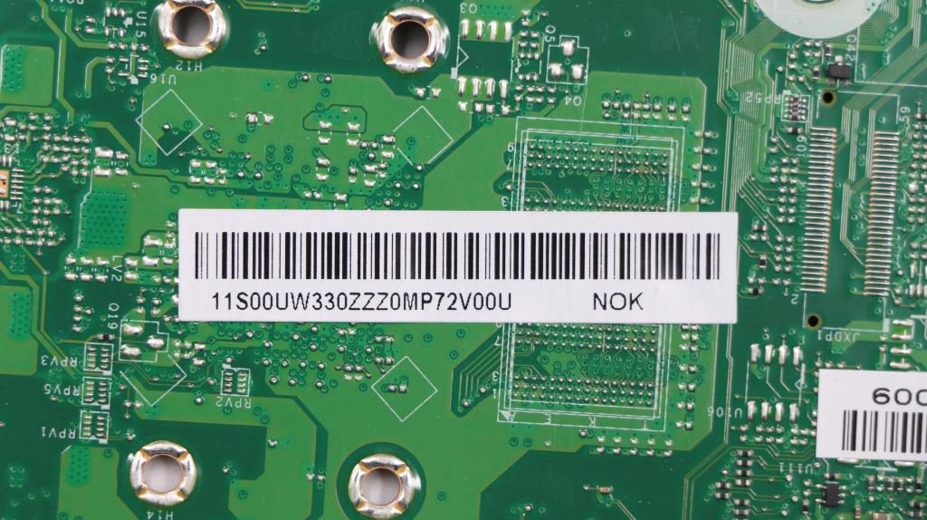 Lenovo Mb Assembly Uma J3160 Nok W/Rt - 00UW330