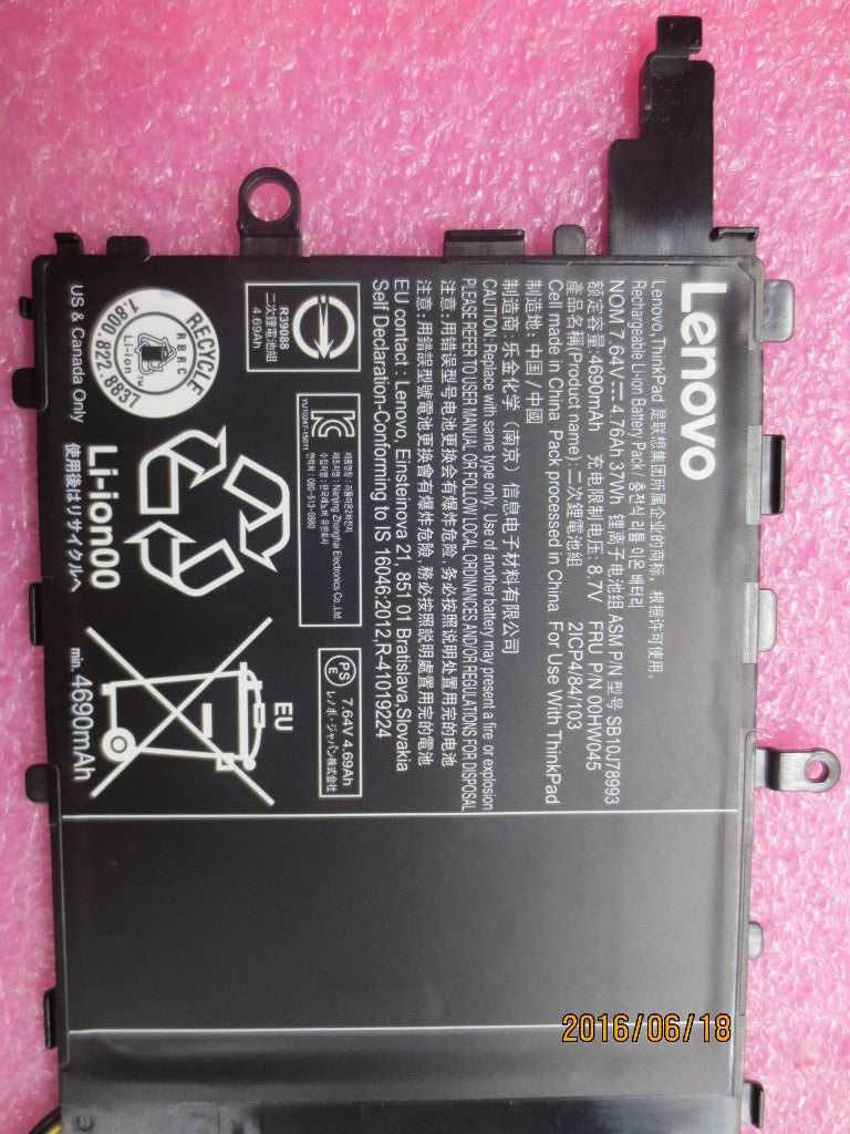 Lenovo 00HW045 Ba Rechargeable Batteries