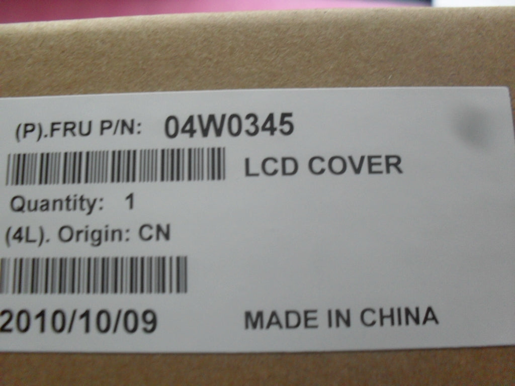 Lenovo Cover Lcd Cover Black-Smooth - 04W0345