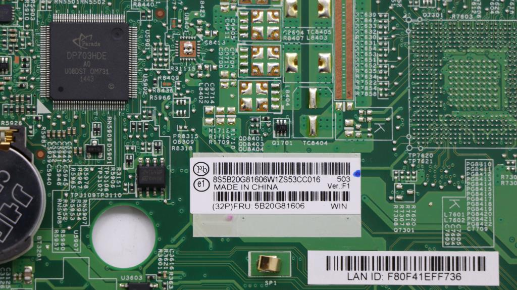 Lenovo 5B20G81606 Pl System Boards