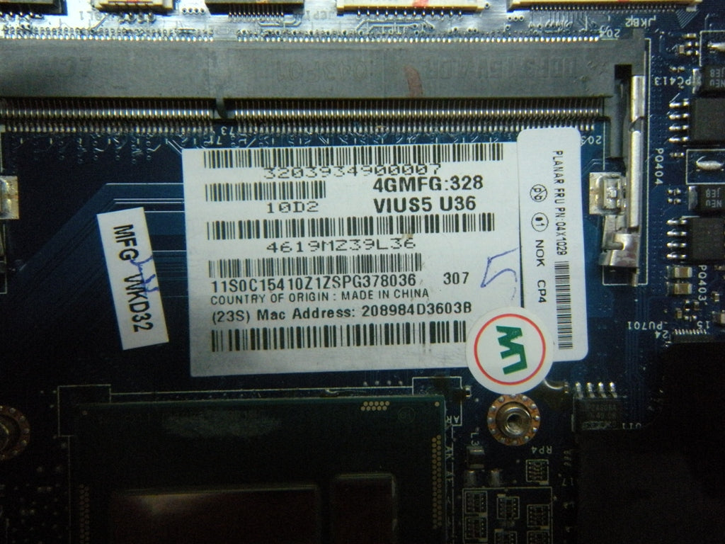 Lenovo Mb Assembly - 04X1029
