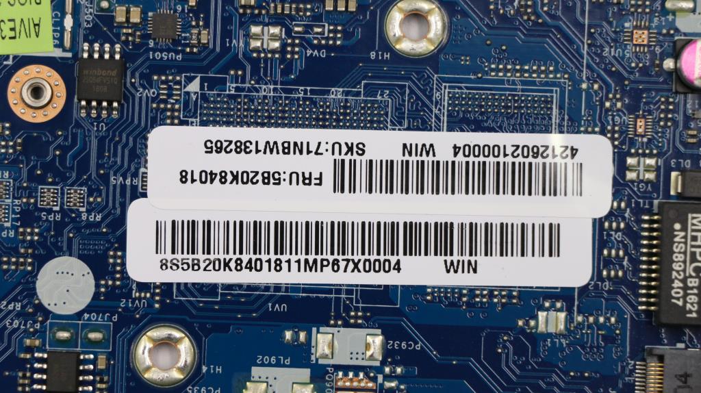 Lenovo Pl System Boards - 5B20K84018
