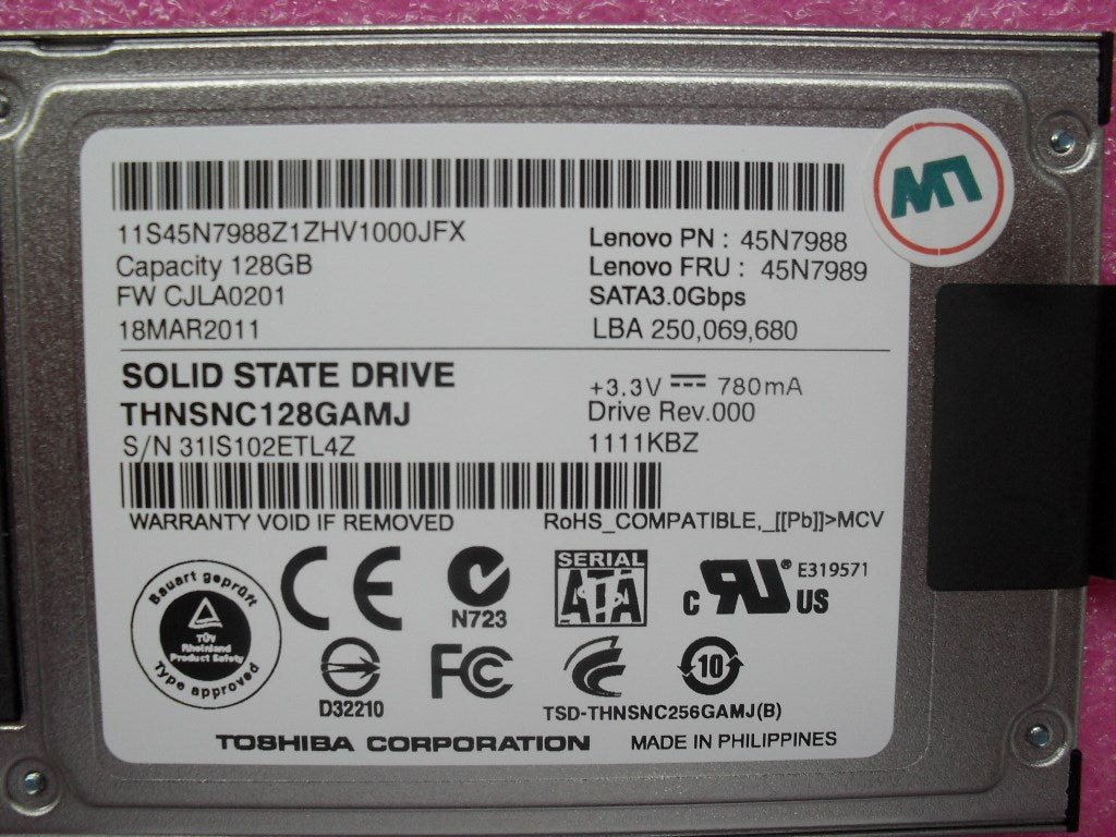 Lenovo Solid State Drives - 45N7989