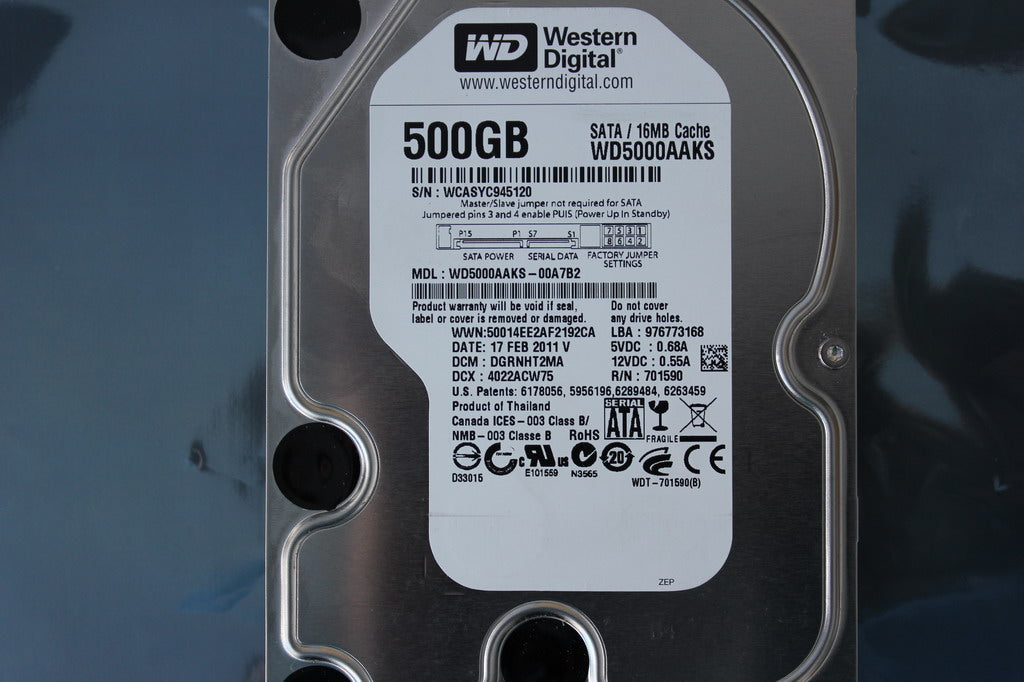 Lenovo 16003896 Hdd S2 500G Wd5000Aaks-08A7B2