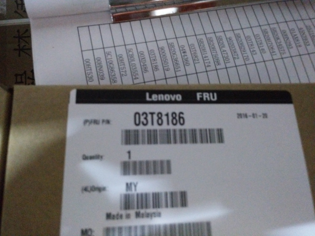 Lenovo Processors - 03T8186