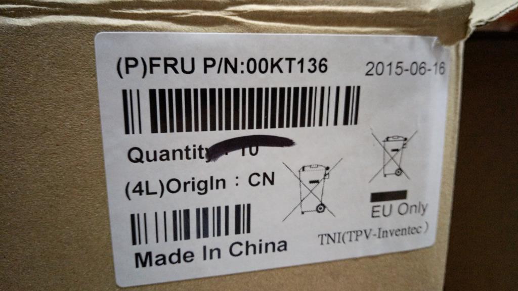Lenovo Ma Mechanical Assemblies - 00KT136