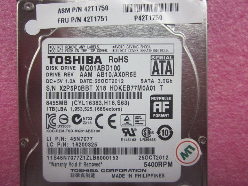 Lenovo Hd Hard Drives - 42T1751
