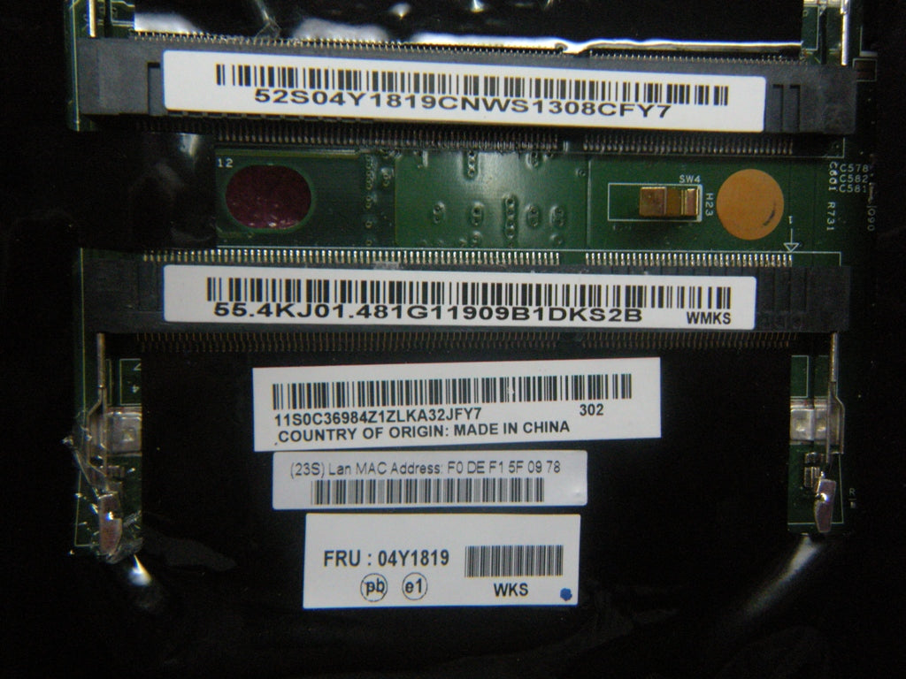 Lenovo 04Y1819 Cdpop Plni3-2310Mnvnamtntpmnae