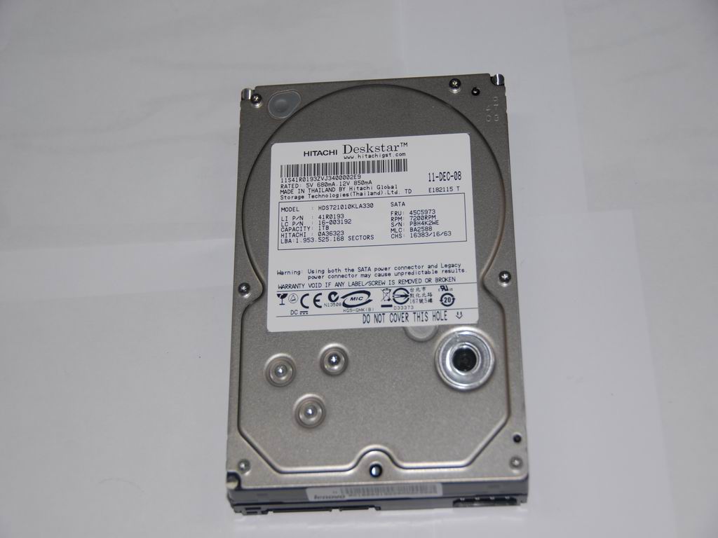 Lenovo 16003192 Hdd Sata2 1Tb Hds721010Kla330