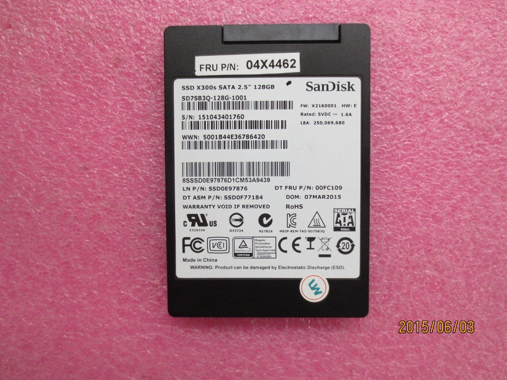 Lenovo 04X4462 Hard Drive