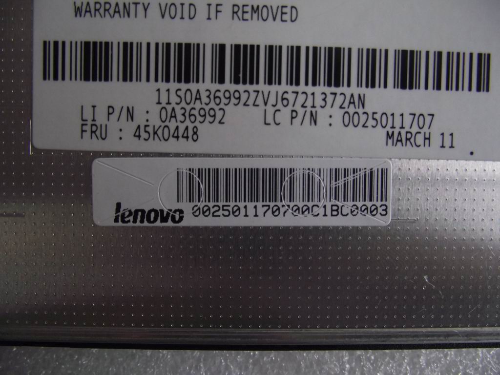 Lenovo 25011707 Dvd-Rw Ts-L633F Slim Rambo W/O