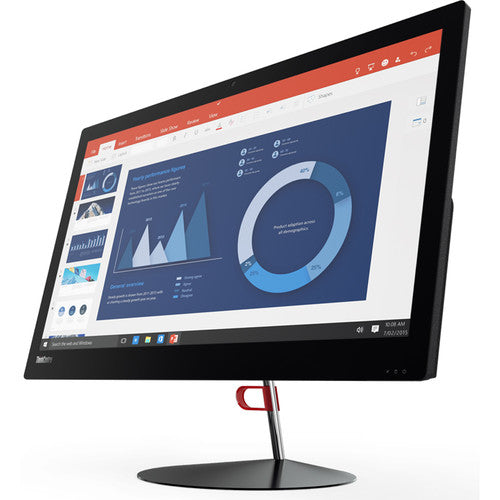 Lenovo 23.8 Inch ThinkCentre X1 All-In-One Desktop Computer -  10KE0007CA