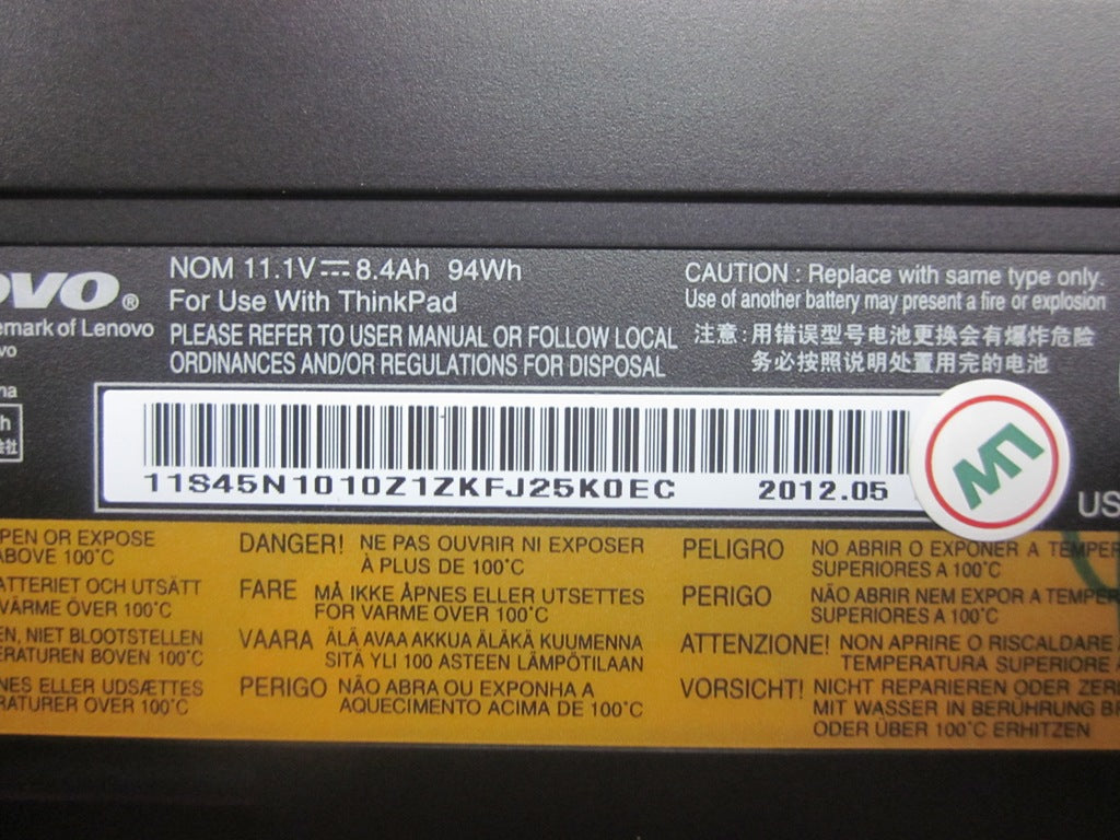 Lenovo 45N1011 Laptop Battery