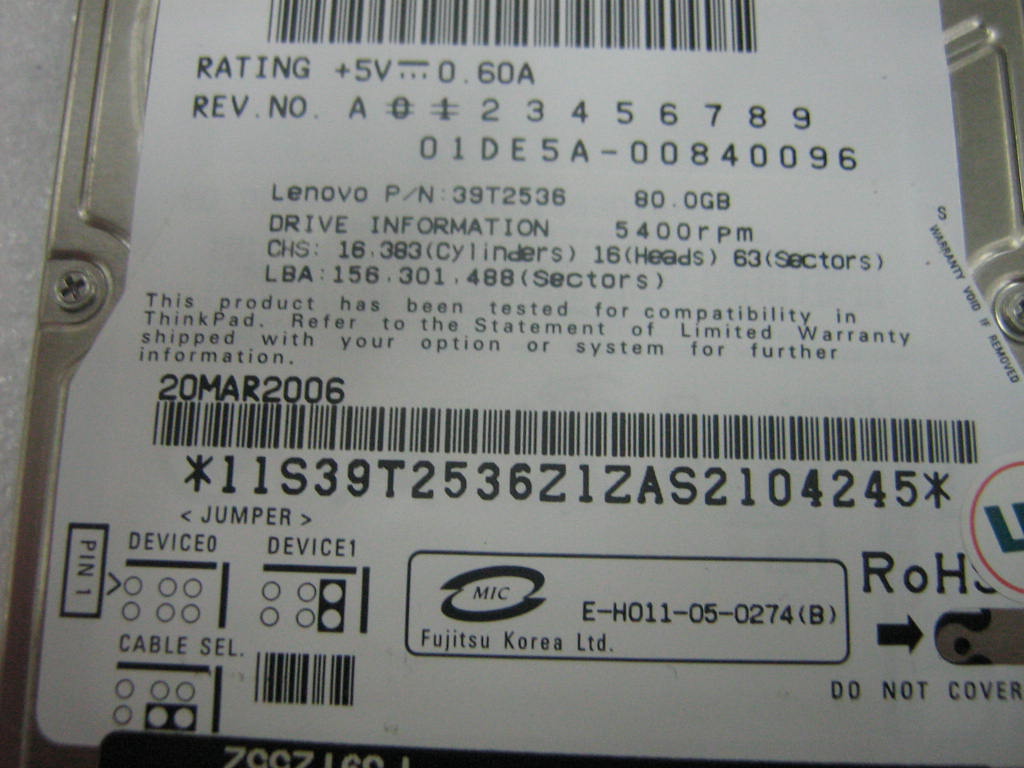 Lenovo 39T2553 - Part
