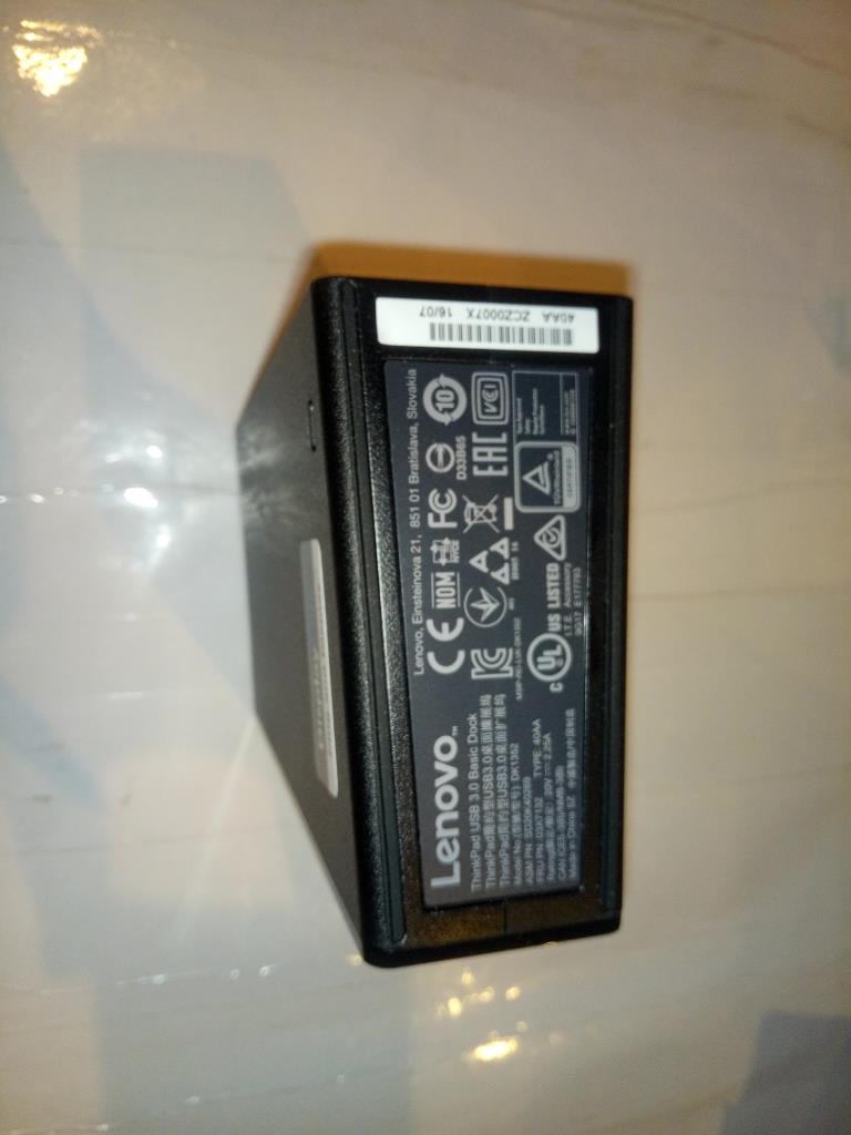 Lenovo Fru For Essential Usb3.0 Dock - 03X7132