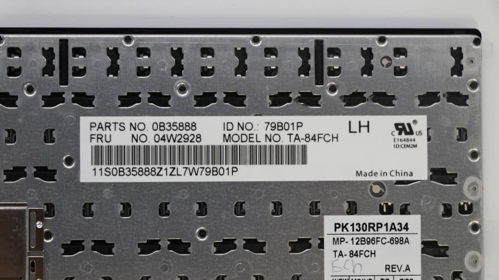 Lenovo Ki Keyboards Internal - 04W2928
