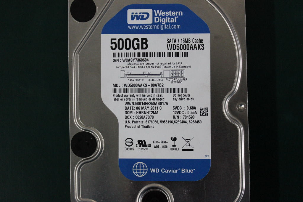 Lenovo 16003896 Hdd S2 500G Wd5000Aaks-08A7B2