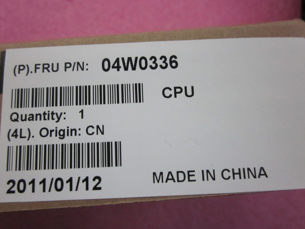 Lenovo Pu Processors - 04W0336